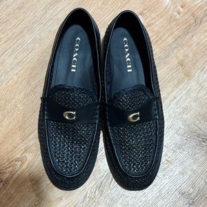 Coach leather loafers